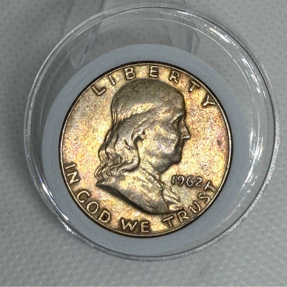 Beautiful 1962 D Silver Franklin Half Dollar
